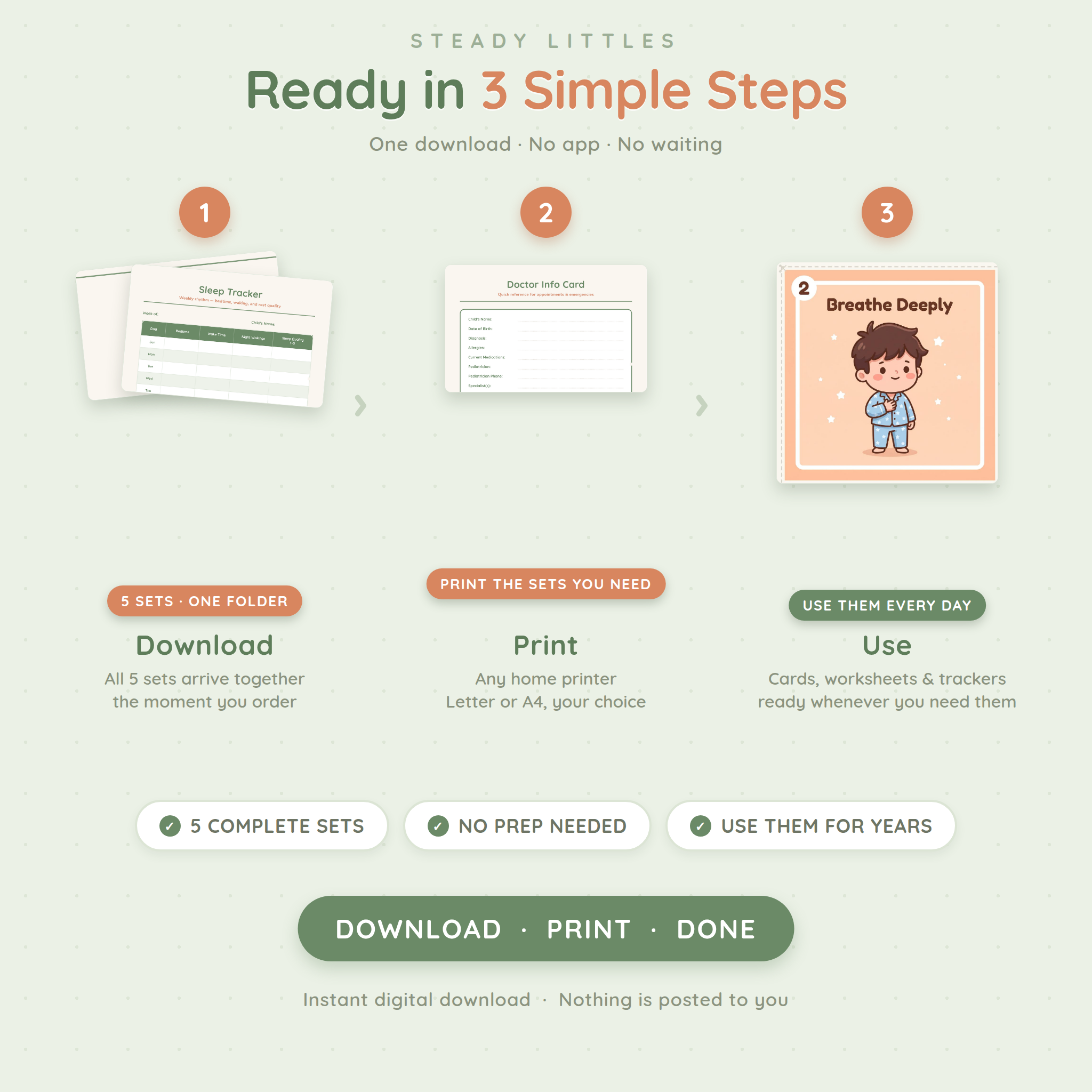 The Calm Start — Complete Autism Toolkit Bundle (450+ Printables, Ages 2–8)
