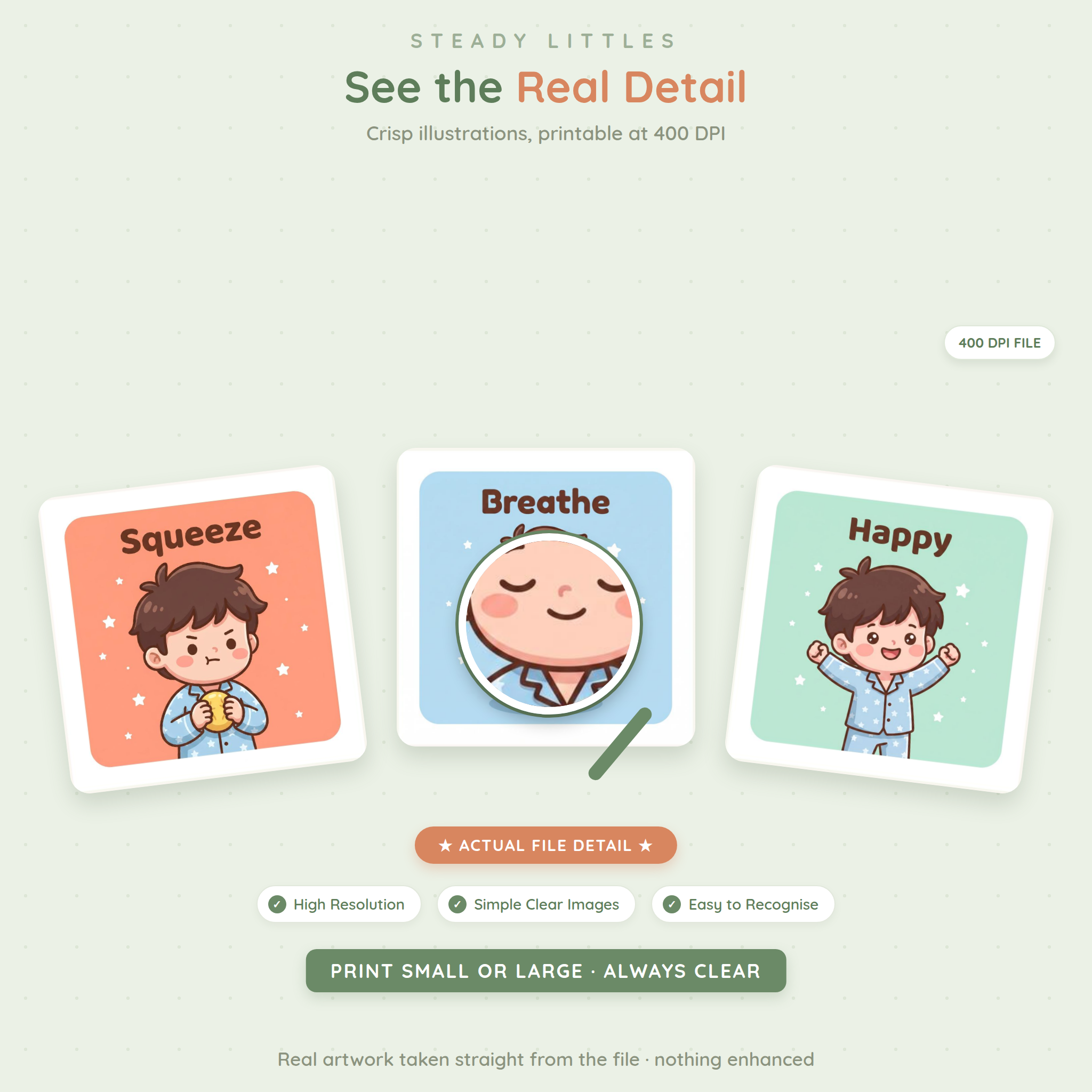 Calm Down & Big Feelings Toolkit — 80+ Printable Calming Tools for Autism (Ages 2–8)